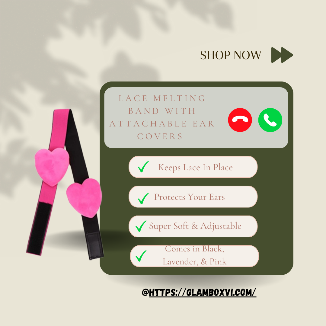 Lace Melting Band with Attachable Ear Covers