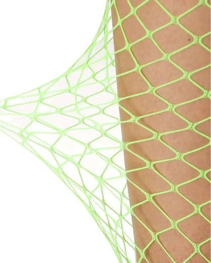 Neon Green Fishnets