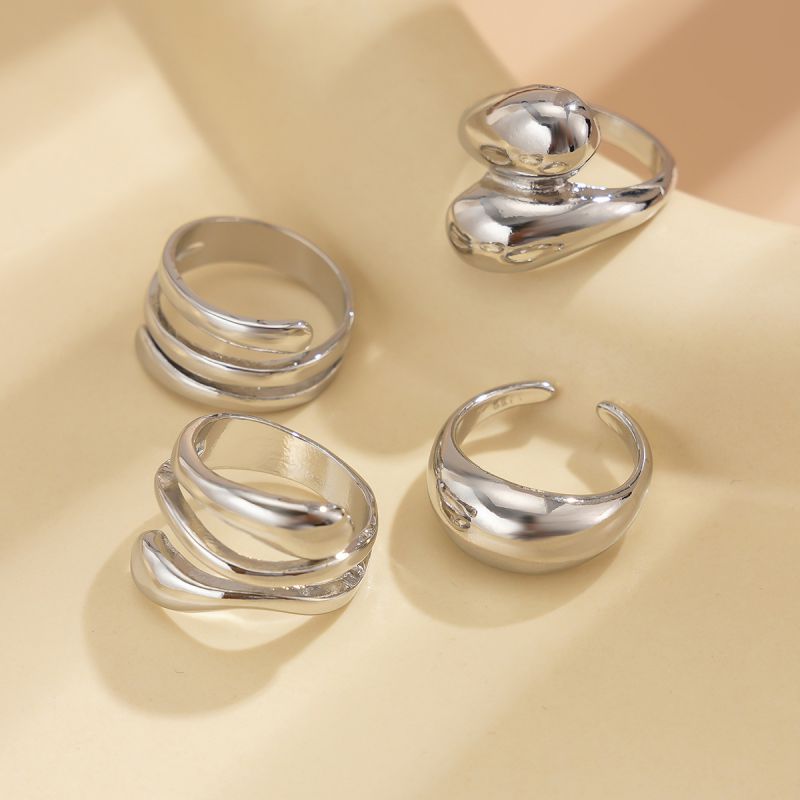 Geo Duo Ring Set