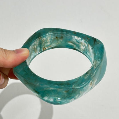 Smudge Art Resin Bangle