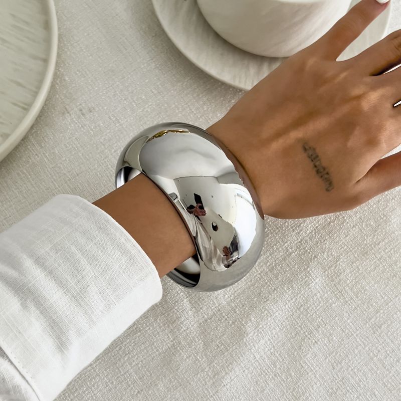 Polished Wide Cuff