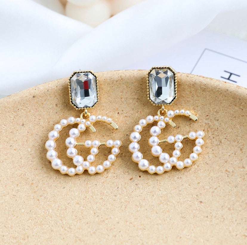 Gucci inspired pearl earrings Clearance