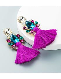 Diamond Tassel Earrings