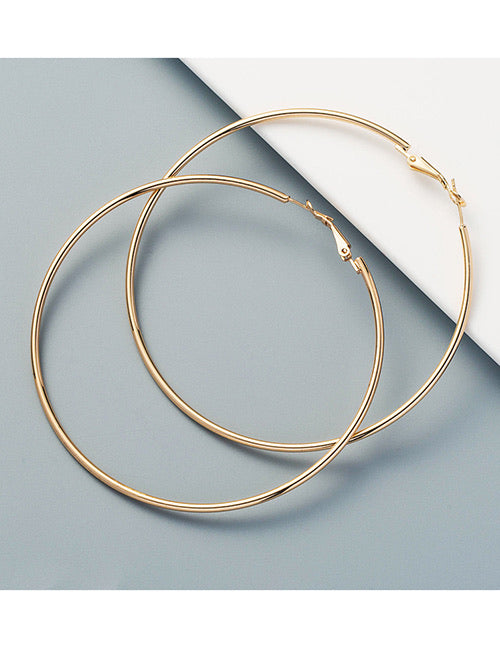 Classic Gold Hoops - LARGE