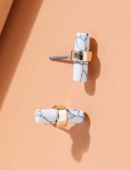 Marble Mami Stud Earrings