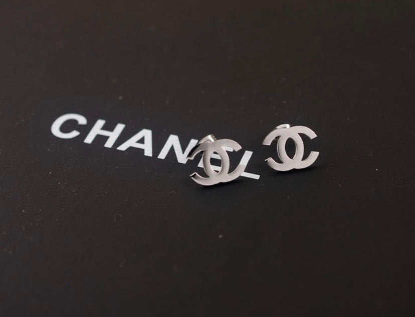Stainless Steel Chanel Inspired Earrings