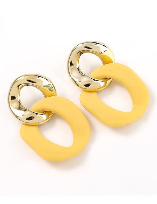 Flatten Chain Earrings