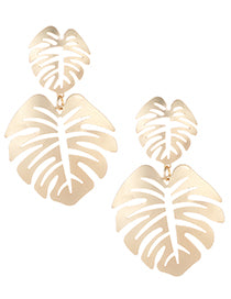 Gold Leaf Earrings