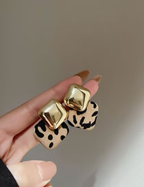 Leopard Print Earrings