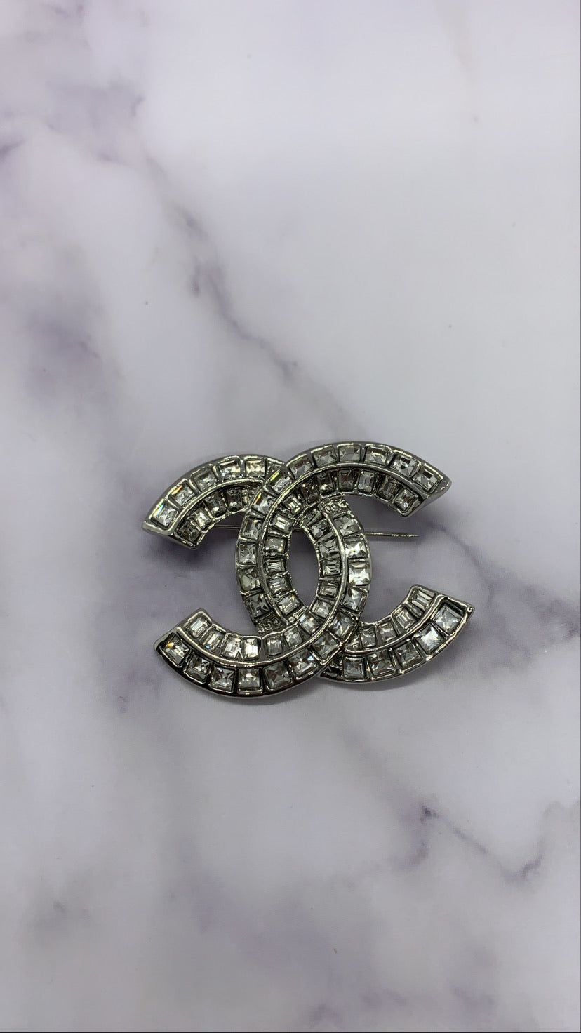 Silver Chanel Brooch – Glam Box VI