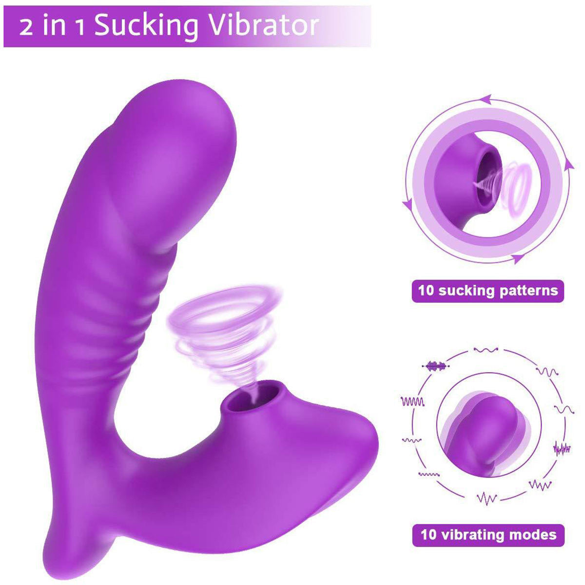 2 in 1 Suction Toy