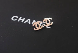 Open image in slideshow, Stainless Steel Chanel Inspired Earrings
