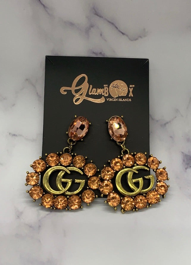 Gucci Upcycled Teardrop Earrings (GG)