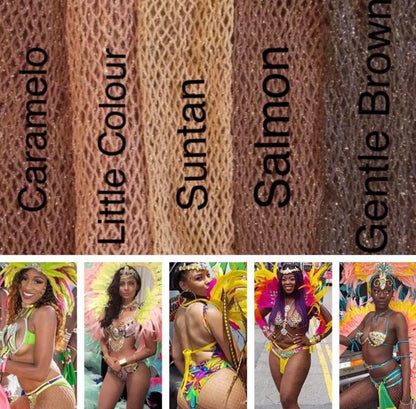 V-Cut Glitter Fishnets