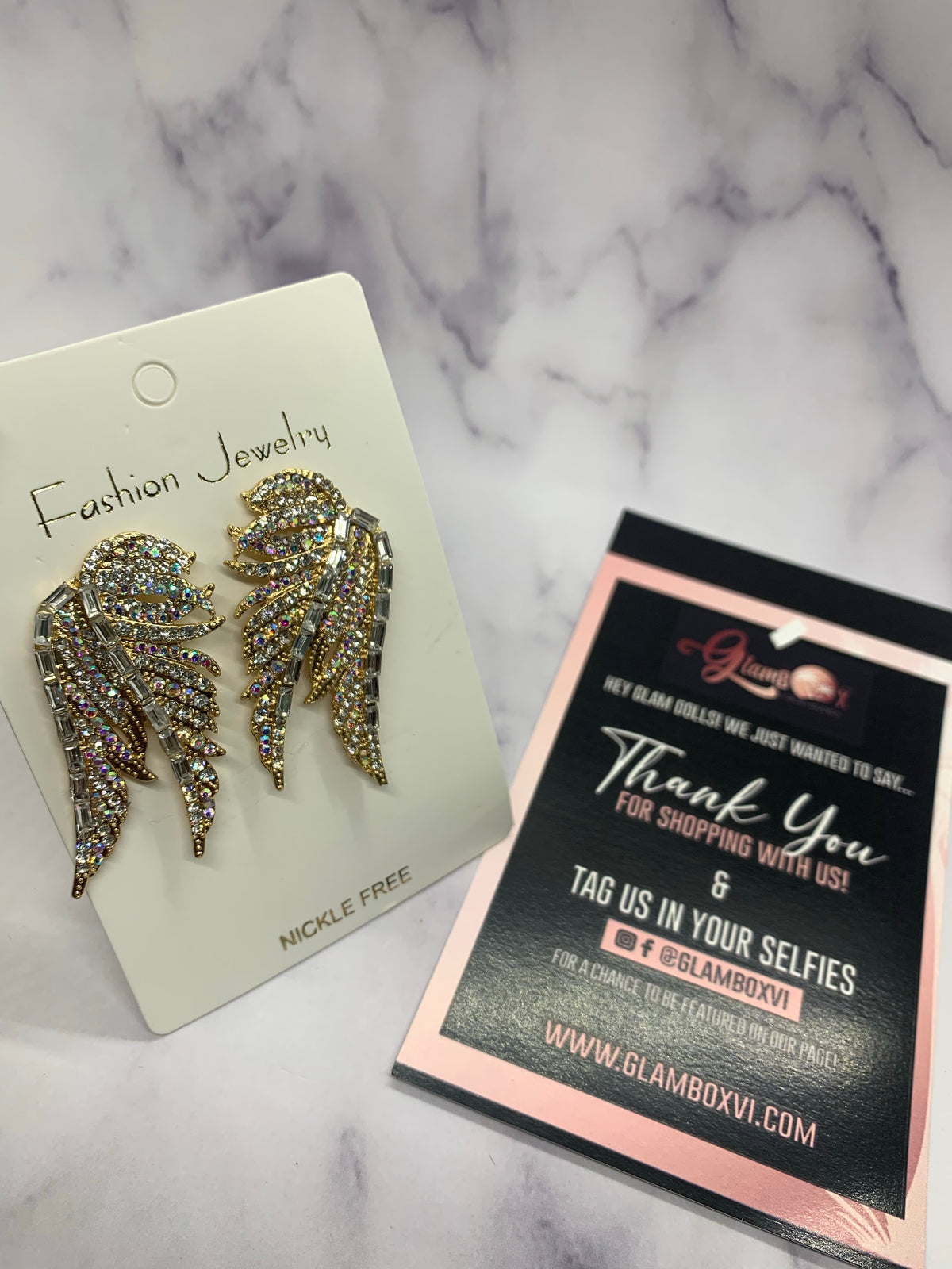Angel In Disguise Stud Earrings