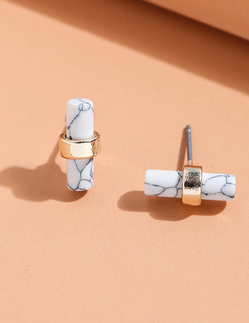 Marble Mami Stud Earrings
